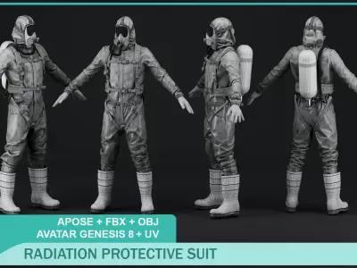 RADIATION PROTECTIVE SUIT 3D model