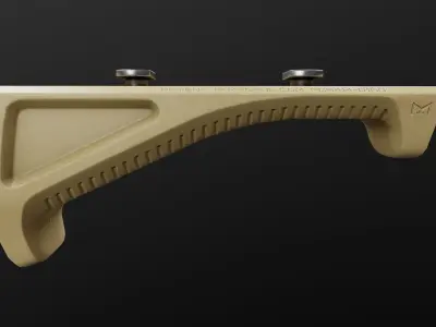Magpul M-LOK AFG Angled Fore Grip Low-poly 3D model