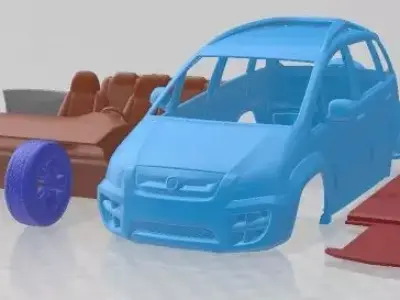 Fiat Idea Adventure 2011 Printable Car  3D print model
