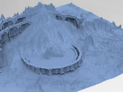 Alien Remains ruins 1 3D model