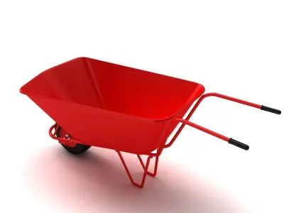 Wheel Barrow 3D model