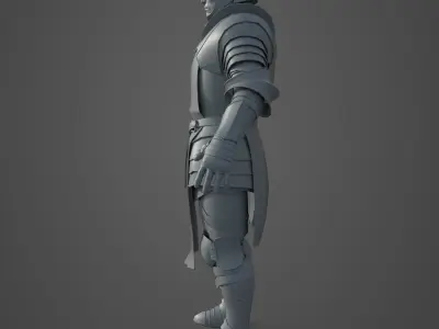 Medieval Armor Basemesh 3D model