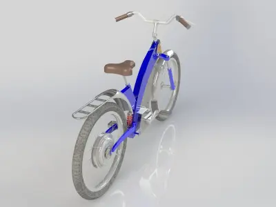 Electric Bike 3D model get