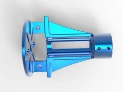 RC Boat Motor Shaft unit 3D print model