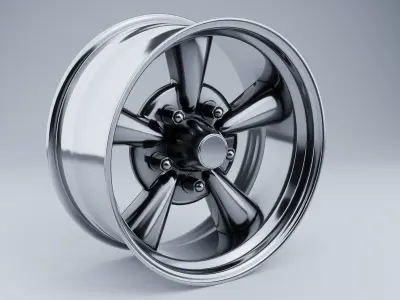 Pacer 177C SUPREME Wheels Low-poly 3D model