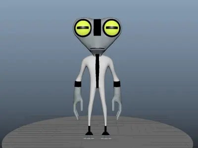 Greymater BEN 10 ALIEN  Low-poly 3D model