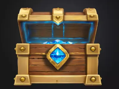 Treasure Chest 3D model get
