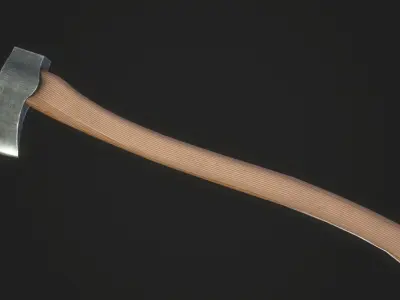 Working tools Low-poly 3D model