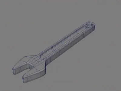 Wrench plastic ratchet Free 3D model