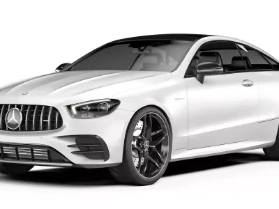 Mercedes-Benz E53 AMG Coupe 2021 3D model