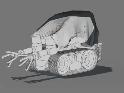 Service Robot 3D model buy