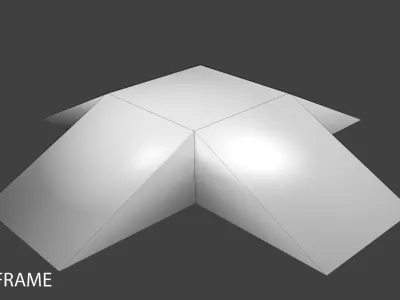 Skateboard Track - Pyramid 3D model