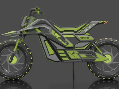 Modern Bike 3D model buy