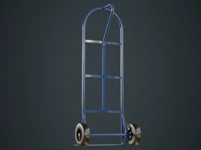 Hand Truck 5 Untextured 3D model