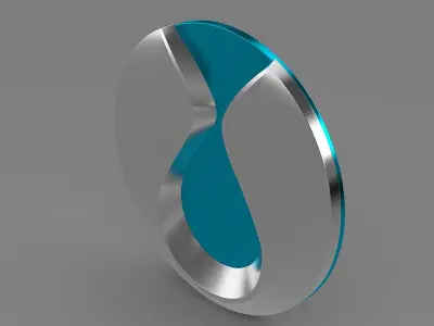 denza logo 3D model by Sergey