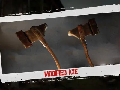 Apocalyptic Weapons Low-poly 3D model buy