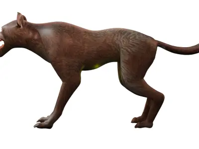 dog charecter 3D model