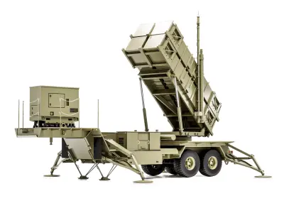 Patriot Missile Launcher MIM-104 3D model