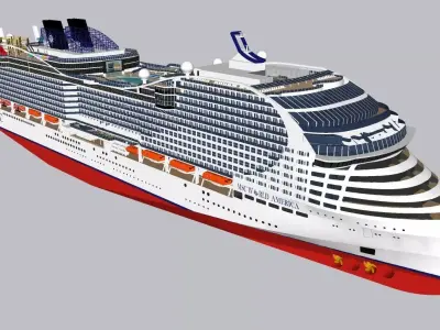 MSC WORLD AMERICA 3D model