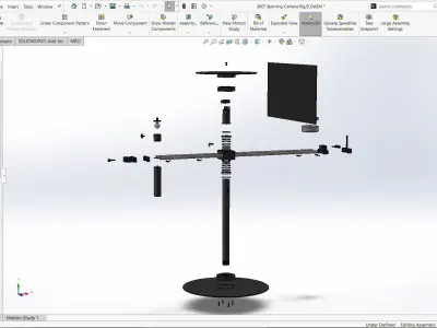360 Spinning Camera Rig 3D model