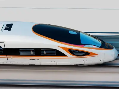 CR400BF The Fuxing CR400BF EMU 3D model purchase