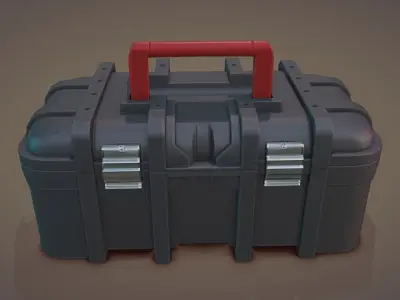 Tool Box Low-poly 3D model order