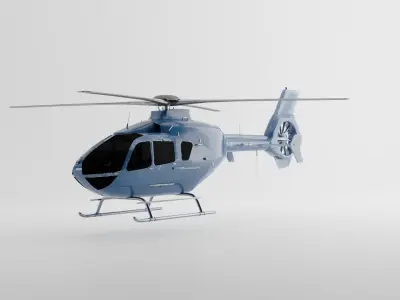 helicopter h135 3D model