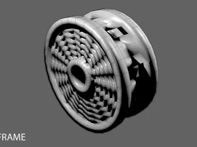 Wheel Rim 10 3D model