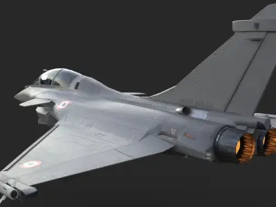 Aircraft Rafaele B Fly  Low-poly 3D model