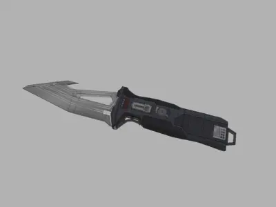 Tactical Knife  Low-poly 3D model