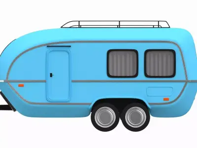 Caravan 04 3D model