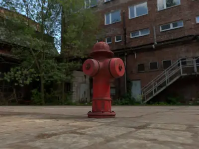 3D Hydrant Free 3D model