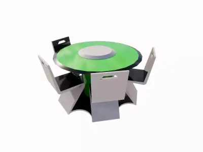Sci-Fi Table 3D model shop