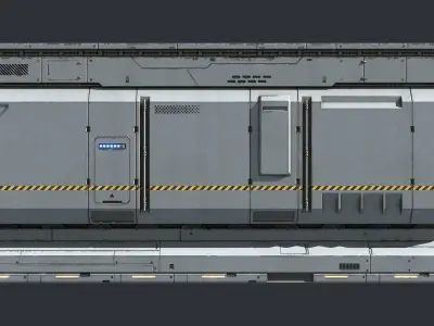 Sci-Fi Kit Free 04 Architecture Panels  Free 3D model