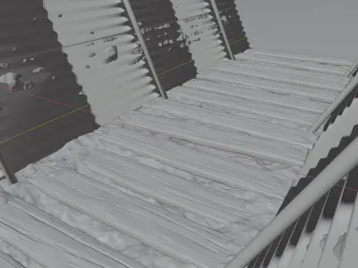 Trench section 3D model