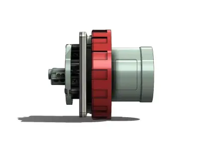 Plugue Fixo Scame 246 6396 Fixed Plug 3D model