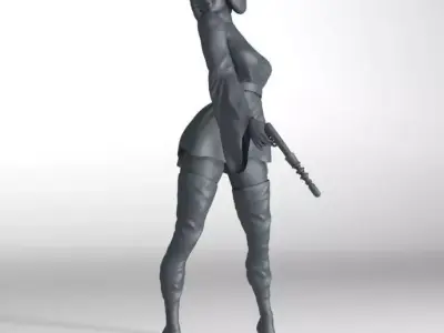 Princess Leia 3D model