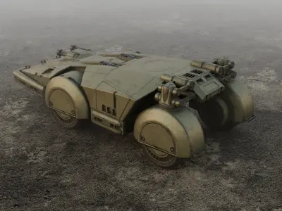 APC - RAZORBACK Low-poly 3D model