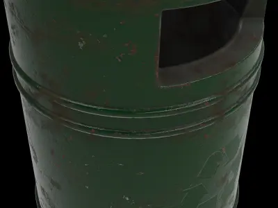 trash bin 3D model