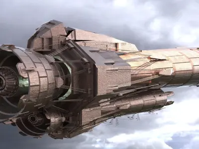 Jet Fusion Airship 7  3D model