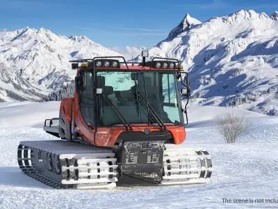 Snowy Snowcat Generic 3D model