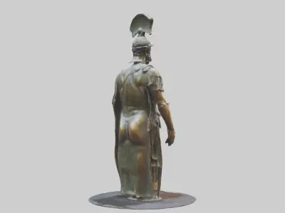 Bronze Roman statue model 3D model