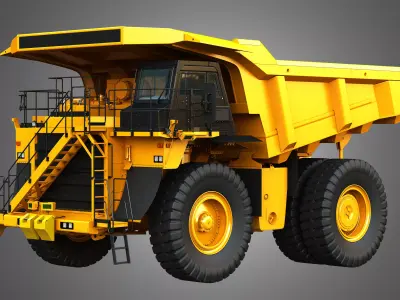 785D Mining Dump Truck 3D model