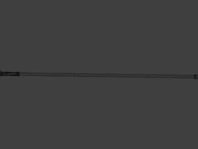 Stylized Basic Spear Low Poly Low-poly 3D model
