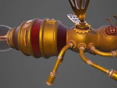 Steampunk Firefly  3D model