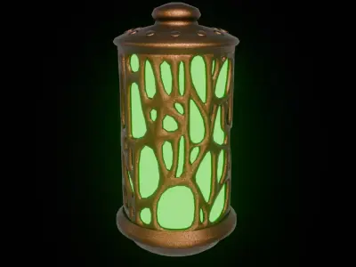 Fantastic Lantern Low-poly 3D model