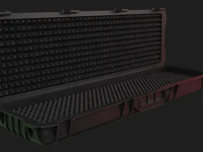 Rifle Case Low-poly 3D model