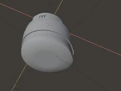 PAKISTANI INK BOTTLE  3D MODEL Free low-poly 3D model