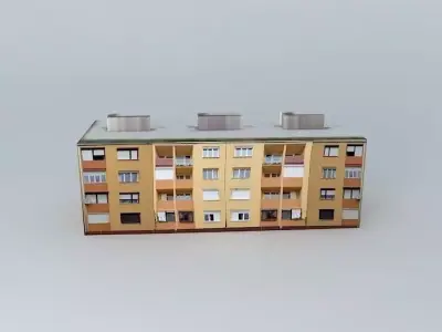 The 135739s lakótömb bytovy dom č 1357 Free 3D model