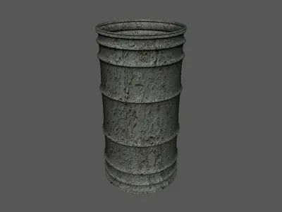 Oil Barrel Free 3D model 2